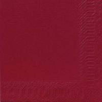 Duni servietter 40x40 cm 3-lags bordeaux