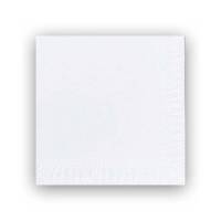 Duni servietter 3-lags 24x24cm Svanemærket hvid 
