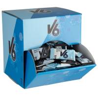 V6 dental tyggegummi displayboks, 170 pakker a 2 stk