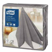 Tork Linstyle middagsservietter 39x39cm 1/4 fold 478728 gr&aring;