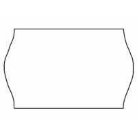 Meto etiketter 26x16mm frost lim 5 hvid, 1200 stk