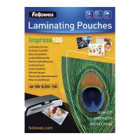 Fellowes lamineringslommer A5 100 mic. blank