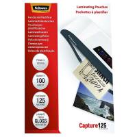 Fellowes lamineringslommer 75x105mm 125mic blank