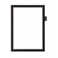 Durable Duraframe skilt Note A4 med selvklæbende ramme sort