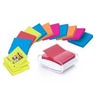 Post-It dispenser til Z-notes R-330 76x76mm inkl. 12 blokke