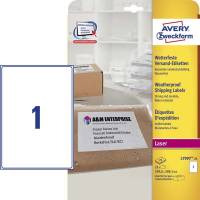 Avery L7997-25 vejrbestandige etiketter CO2 neutral 199,6x289,1mm