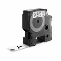 Dymo 16960 D1 Permanent Polyester 19mm sort på hvid