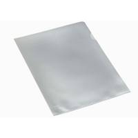 Bantex charteque A4 0,11mm åben top/side præget, 100 stk