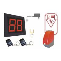 Kø-nummersystem D900 startpakke med display 