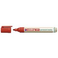 Edding 21 Ecoline marker permanent rød
