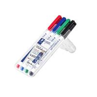 Staedtler Lumocolor 301 whiteboardmarker 1,0mm, sæt a 4 farver
