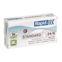 Rapid hæfteklammer 24/6 kobber, 1000 stk