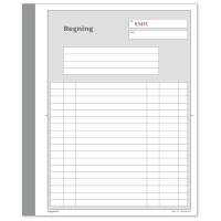 Mayland regningsblok med 2x50 blade 148x200mm