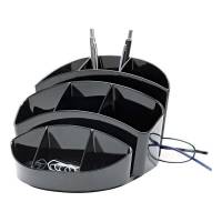  Wedo Rotondo penneholder med 9 rum sort