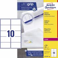 Avery L7173-100 etiketter med QuickPEEL og  Ultragrip 99,1x57mm