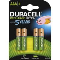Duracell genopladelig AAA batterier 800mAh, 4 stk