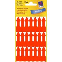 Avery selvklæbende pile 39x9mm neon orange 