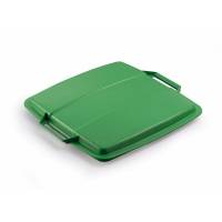 Durable Durabin låg kvadratisk 90 liter grøn