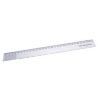 Office lineal i plast 30 cm klar
