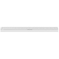 Linex skolelineal 1040M i glasklar plast 40cm