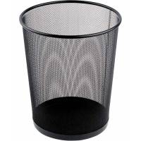 Office papirkurv tråd metal 18 liter sort 