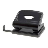 Hulapparat i metal 2-huls sort, 25 ark