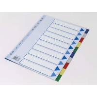 Q-line faneblade plast 10-delt A4