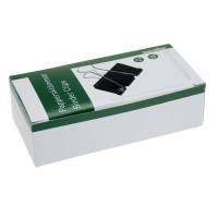 Office papirklemme Foldback 30mm sort stål