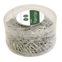 Office papirclips 32mm blanke, 1000 stk