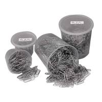 Esselte clips 25mm i plastdåse, 1000 stk