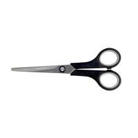 Office saks med soft gummi greb 17 cm sort