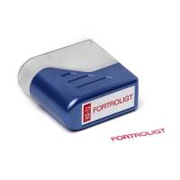 Deskmate stempel "Fortroligt" med rød tekst