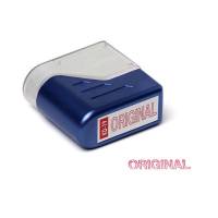 Deskmate stempel "Original" med rød tekst