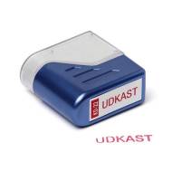 Deskmate stempel "Udkast" med rød tekst