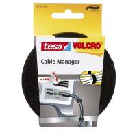 Tesa burretape 55239 velcro 10mmx5m sort