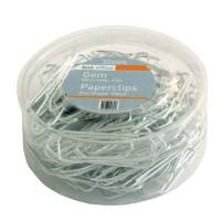 Office papirclips 32mm blanke, 100 stk