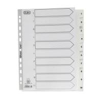 ELBA plastregister Strongline A4 hvid 1-10 150 my PP