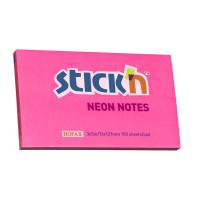 Stick'N notes selvklæbende 76x127mm neon rød