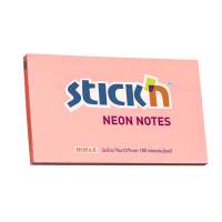 Stick'N notes selvklæbende 76x127mm neon rosa