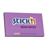 Stick'N notes selvklæbende 76x127mm neon lilla
