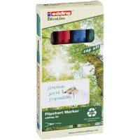 Edding EcoLine 32 Flipchart marker 1-5mm skrå spids sæt