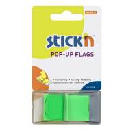 Stick'N Pop Up indexfaner 25x45mm grøn