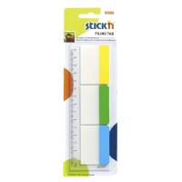 Stick'N kraftig register indexfaner 37x50mm, 3x10 stk