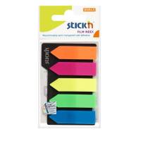Stick'N indexfaner neon pile 12x45mm, 5x40 stk