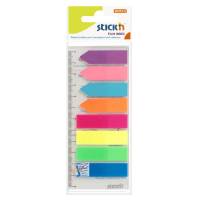 Stick'N indexfaner pile og faner 12x45mm, 8x50 stk