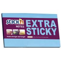 Stick'N notes Extra Sticky 76x127mm neon blå