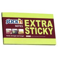 Stick'N notes Extra Sticky 76x127mm neon grøn