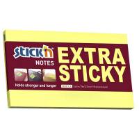 Stick'N notes Extra Sticky 76x127mm neon gul