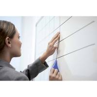 Nobo gittertape til whiteboardtavle 1,5mmx10m sort