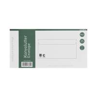 Office konvolutter M65 70g Peel & Seal 110x220mm - uden rude